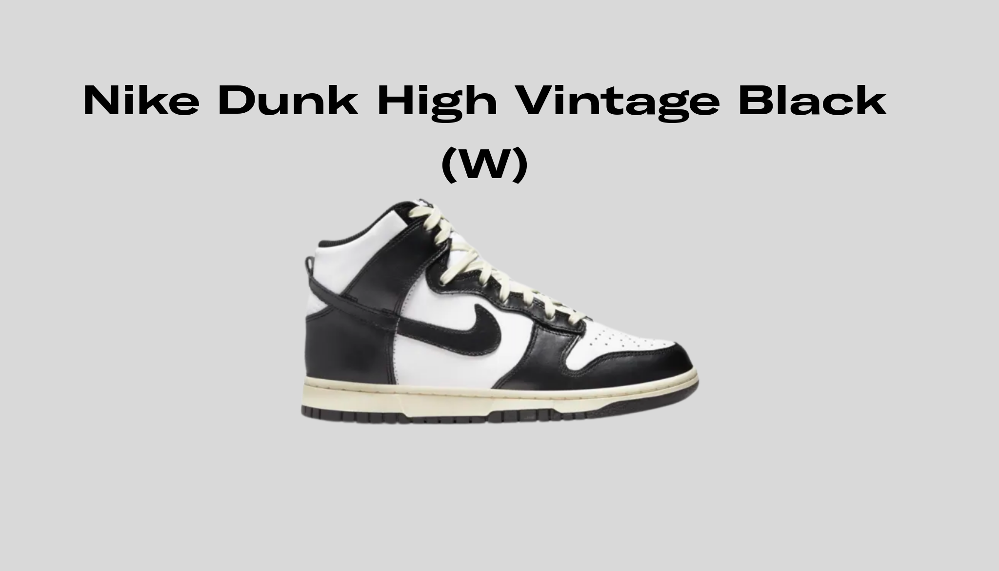 Nike Dunk High Vintage Black (W), Raffles and Release Date | Sole Retriever